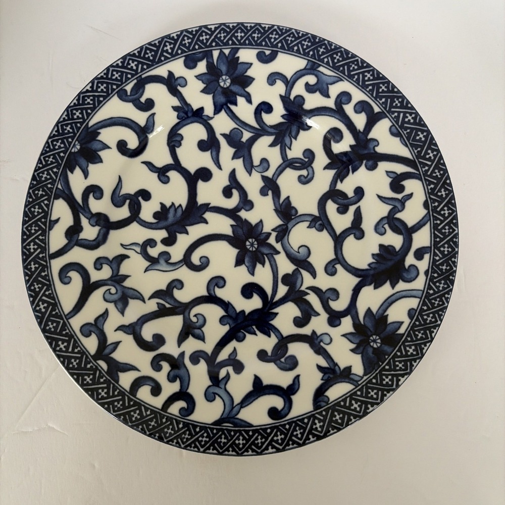 Ralph Lauren Mandarin Blue Salad/ Dessert Plate 8 1/2" Discontinued